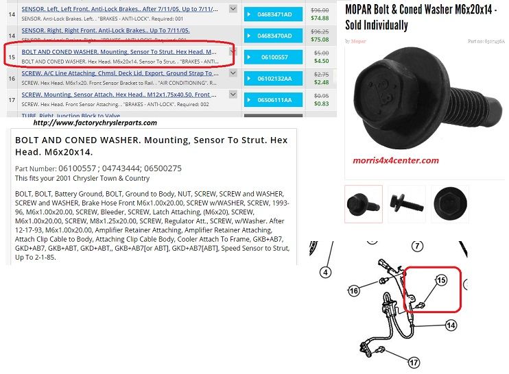 ABS sensor bolt size? The Chrysler Minivan Fan Club Forums